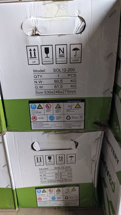 Акумулятори Solinved GEL та LiFePo4