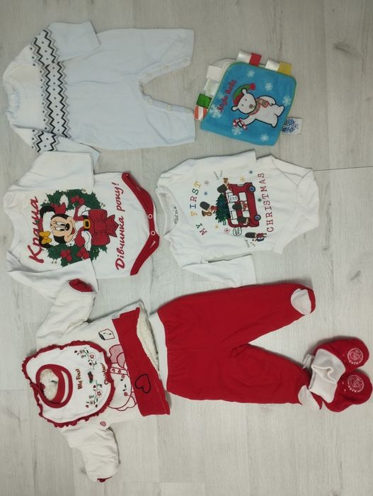 Одяг новорічний. Дитячий лук на Новий рік, Різдво з 0 до 2 років