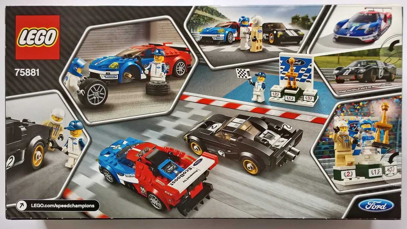 LEGO 75881 Speed Champions 2016 Ford GT & 1966 Ford GT40 selado