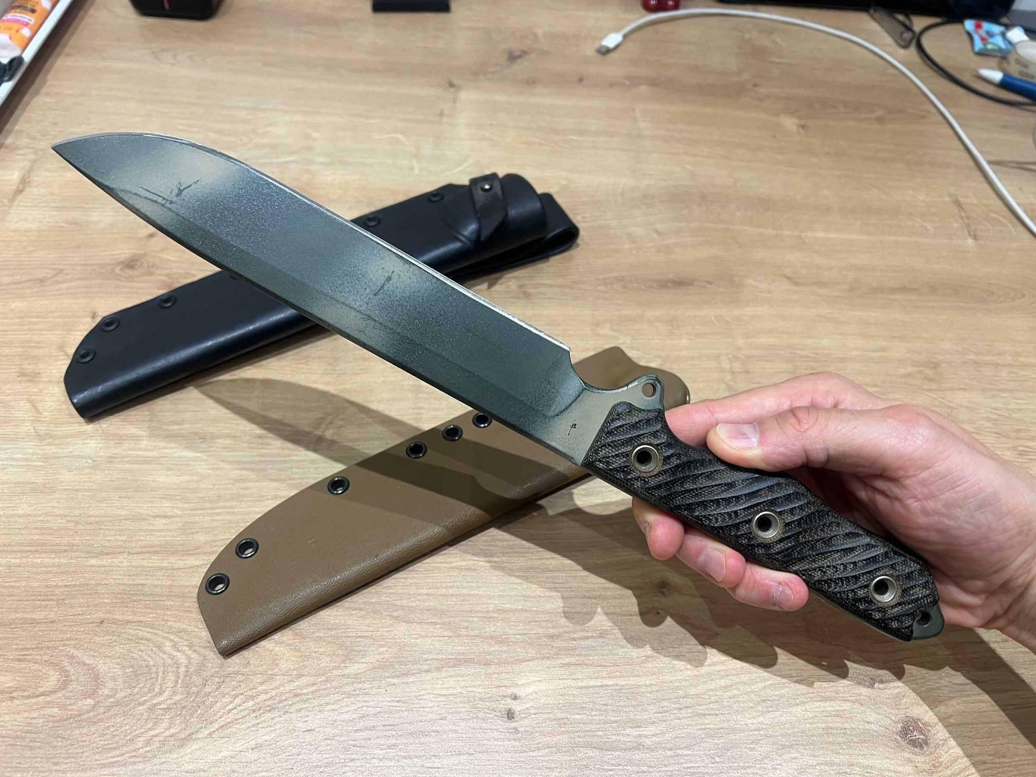 Nóż fixed Busse DSSF Desert Storm Stealth Fighter CAMO