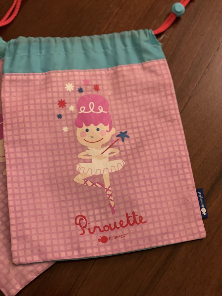 Mochila menina rosa Imaginarium bailarina modelo Petite Giselle