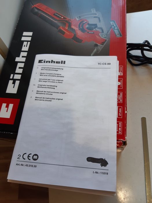 Дисковая мини-пила Einhell TC-CS 89 (роторайзер).