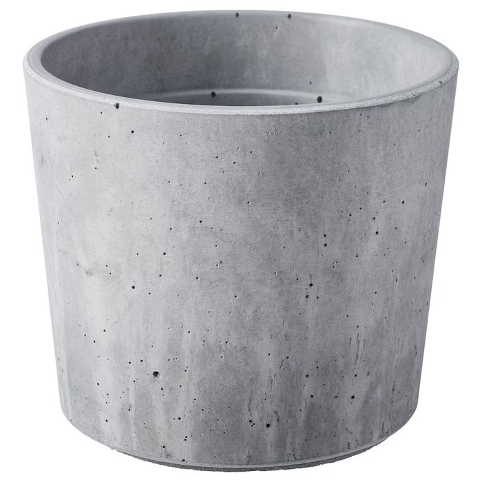IKEA BOYSENBÄR Osłonka doniczki jasnoszary, 9 cm