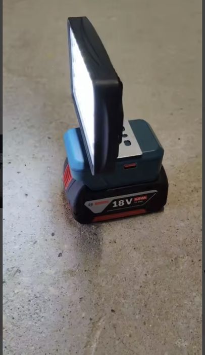 Лед лампа Bosch 18 В Батарея Прожектор для роботи на відкритому повітр