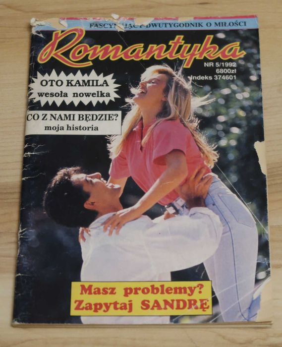 czasopismo Romantyka nr 5/1992 (Fascynujący dwutygodnik o miłości)
