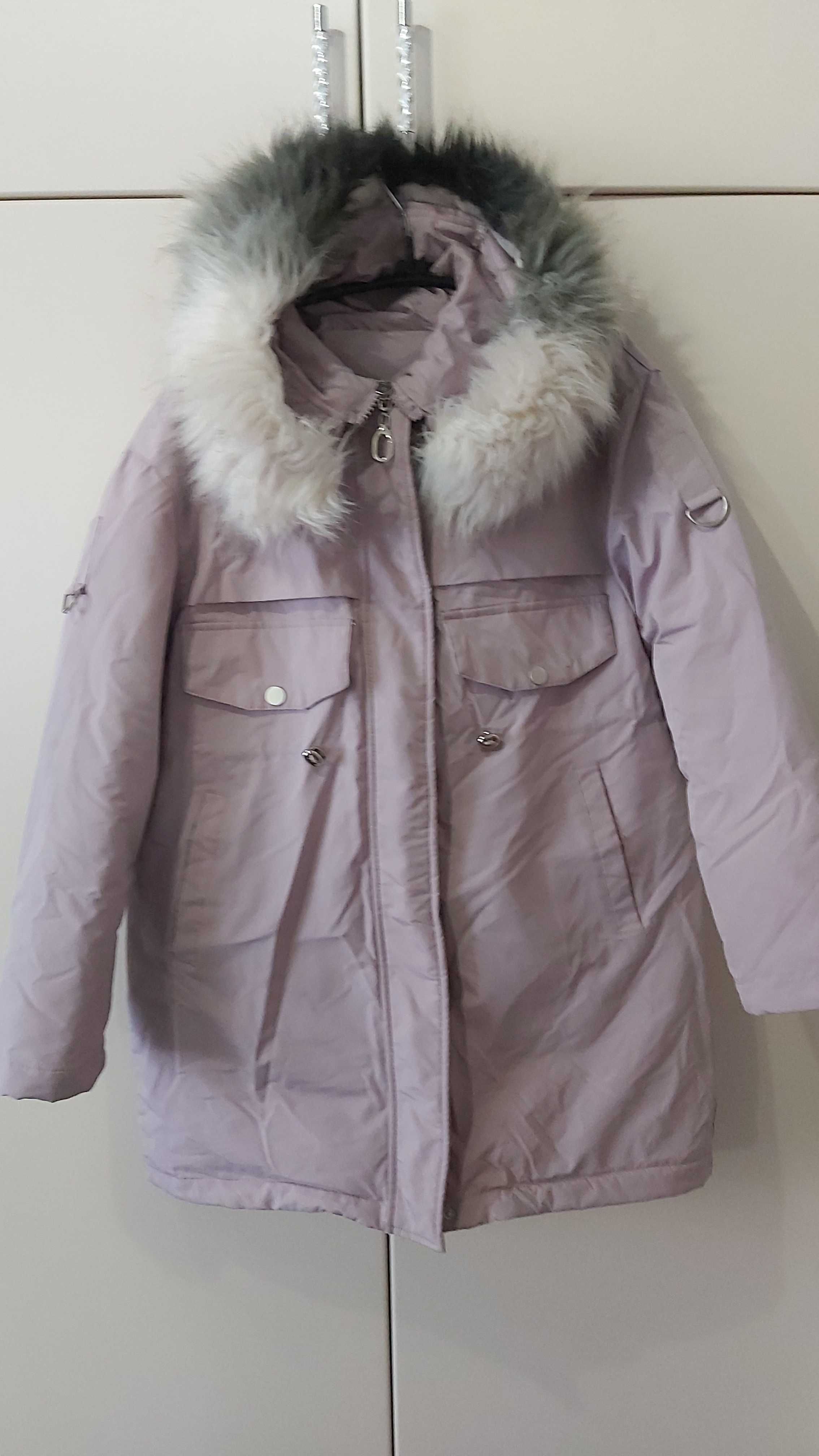 Куртка зимняя на девочку рост 158-164 см