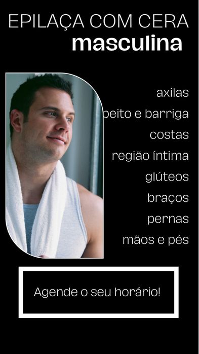 Depolacao a cera masculina