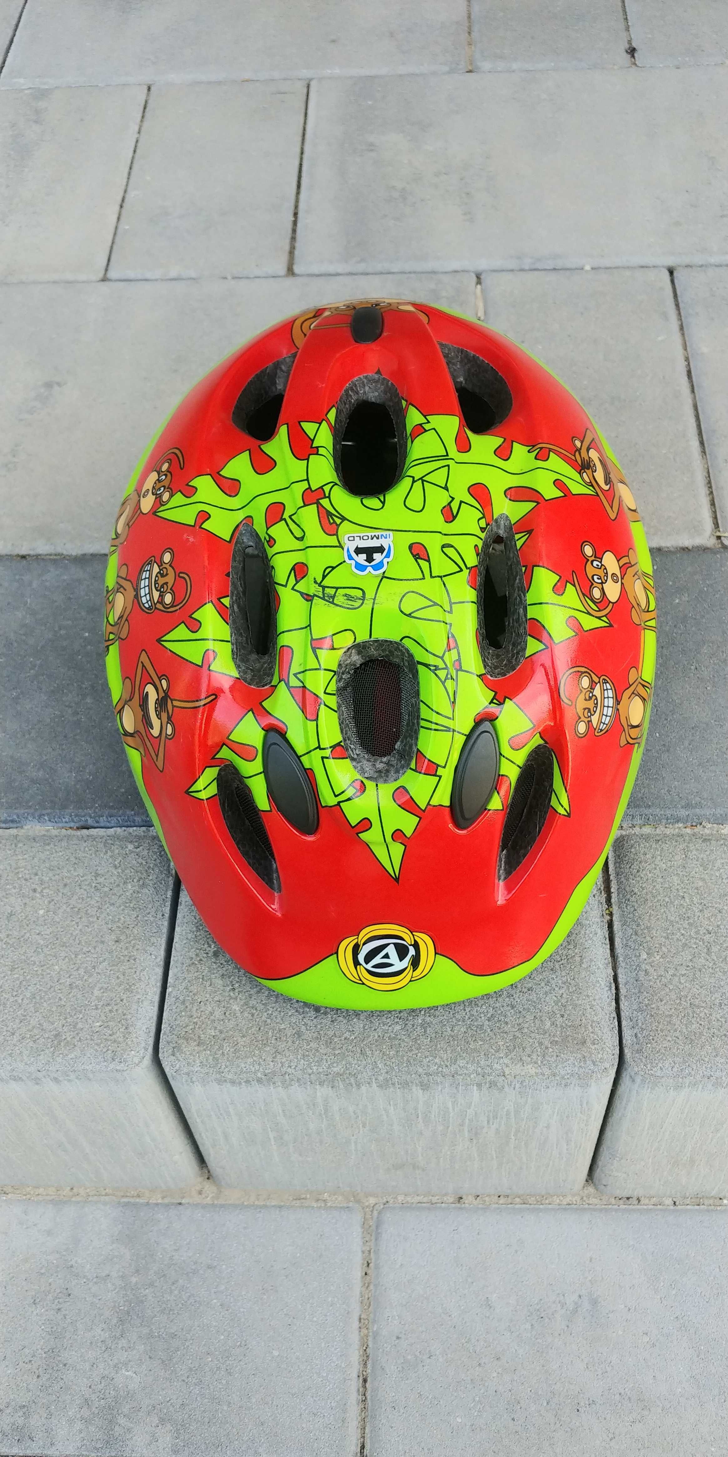 Fotelik rowerowy HAMAX smiley + kask dziecięcy 48-54 Author