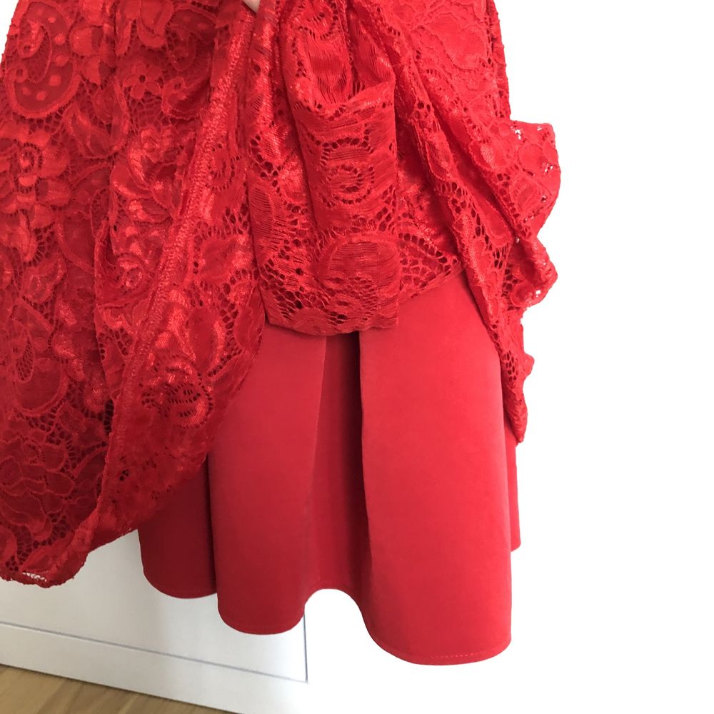 Sukienka czerwona Moriss XS
