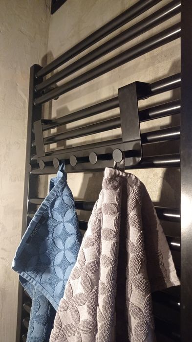 Держатель для полотенец черный тримач рушників лофт вешалка