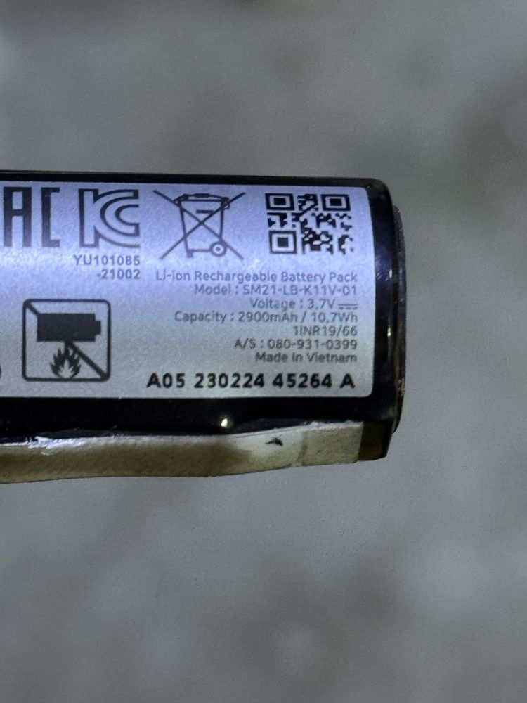 Аккумуляторы Li-ion, 2900 mAh. 3.7 V
