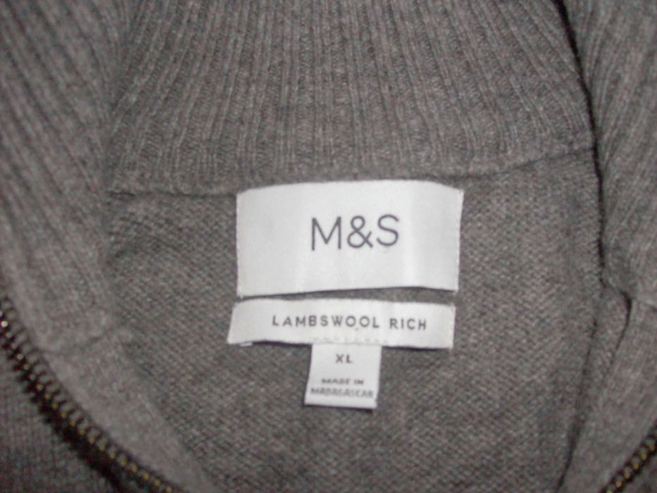 Sweter męski R.XL wełna Marks&Spencer