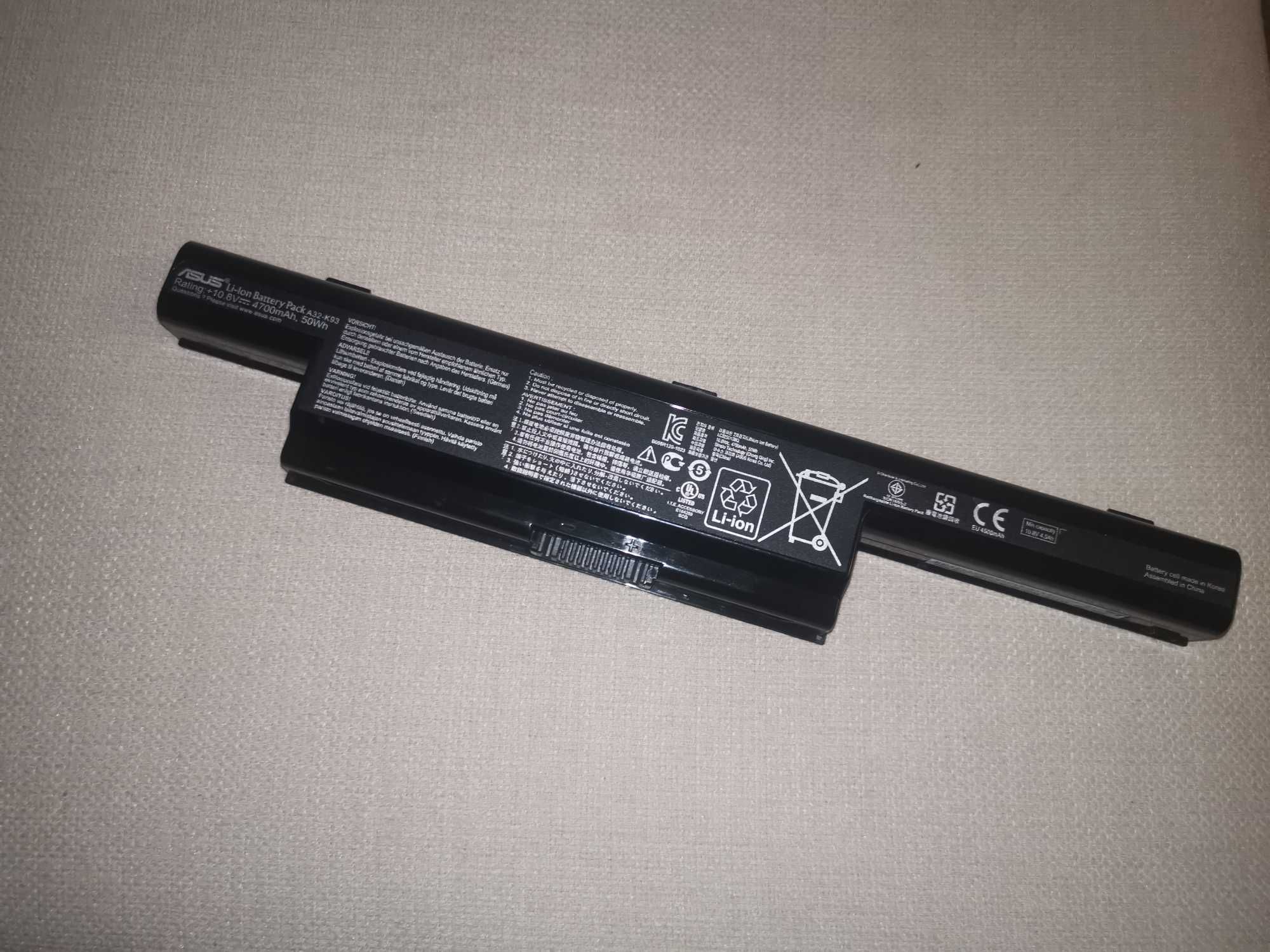 Оригинальная батарея Asus A32-K93 10.8V Black 4700mAh 50Wa