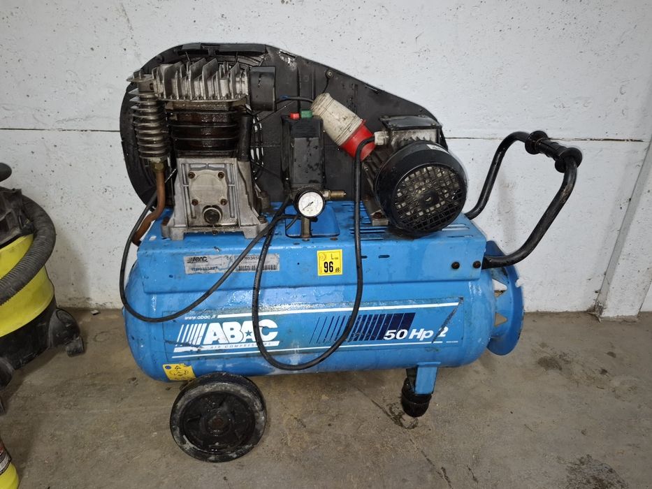 Kompresor spreżarka dwutłokowa 400v 50l abac