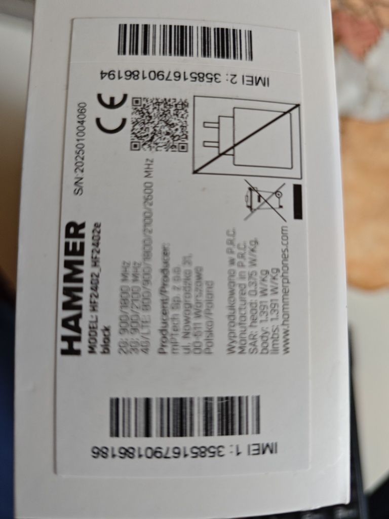 HAMMER 6 LTE czarny