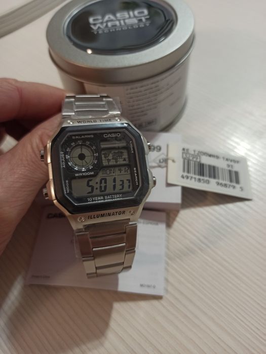 Часы Casio AE-1200W ОРИГИНАЛ!Винтаж Мужские Годинник касіо Ретро Новое