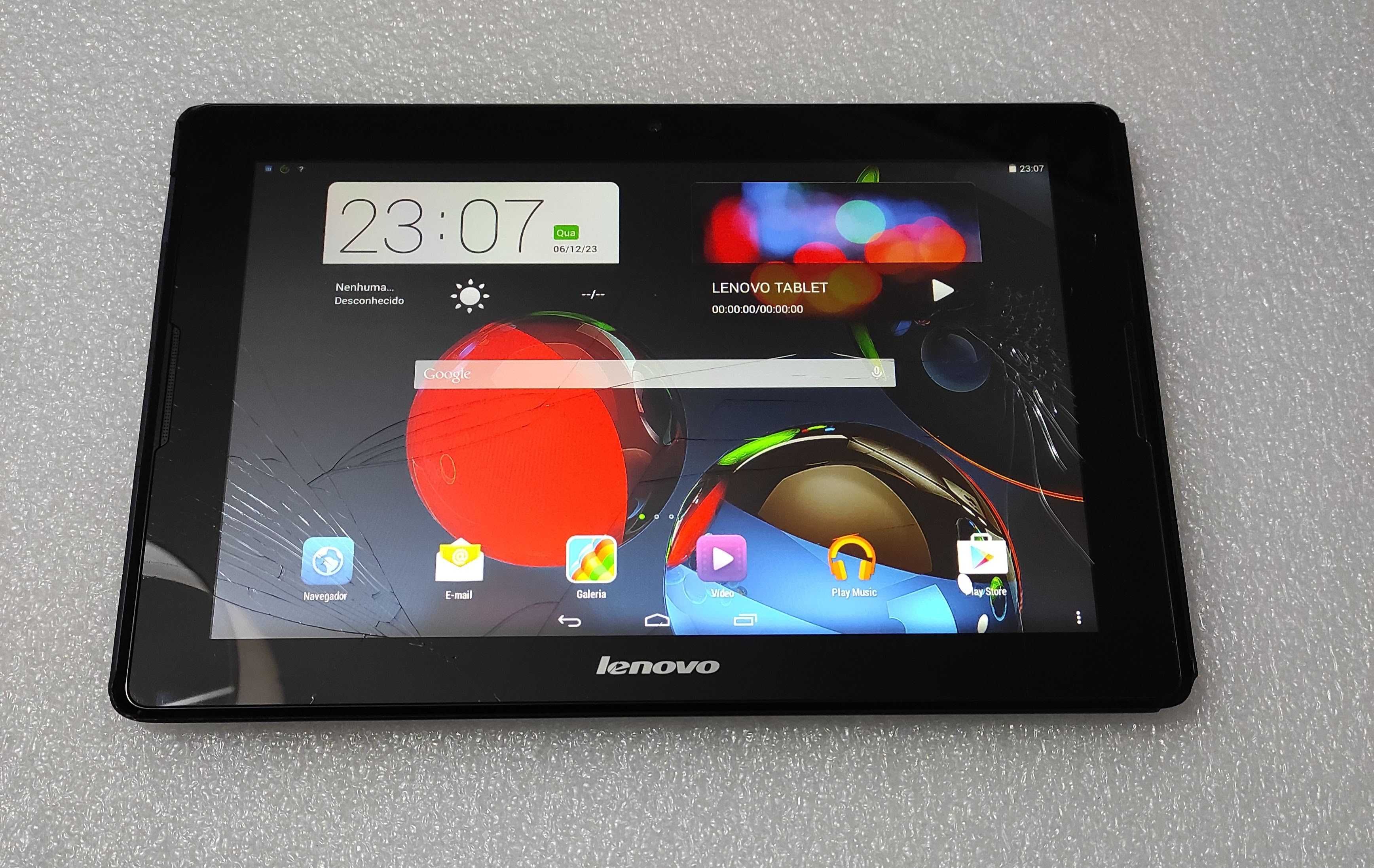 Tablet Lenovo vidro partido