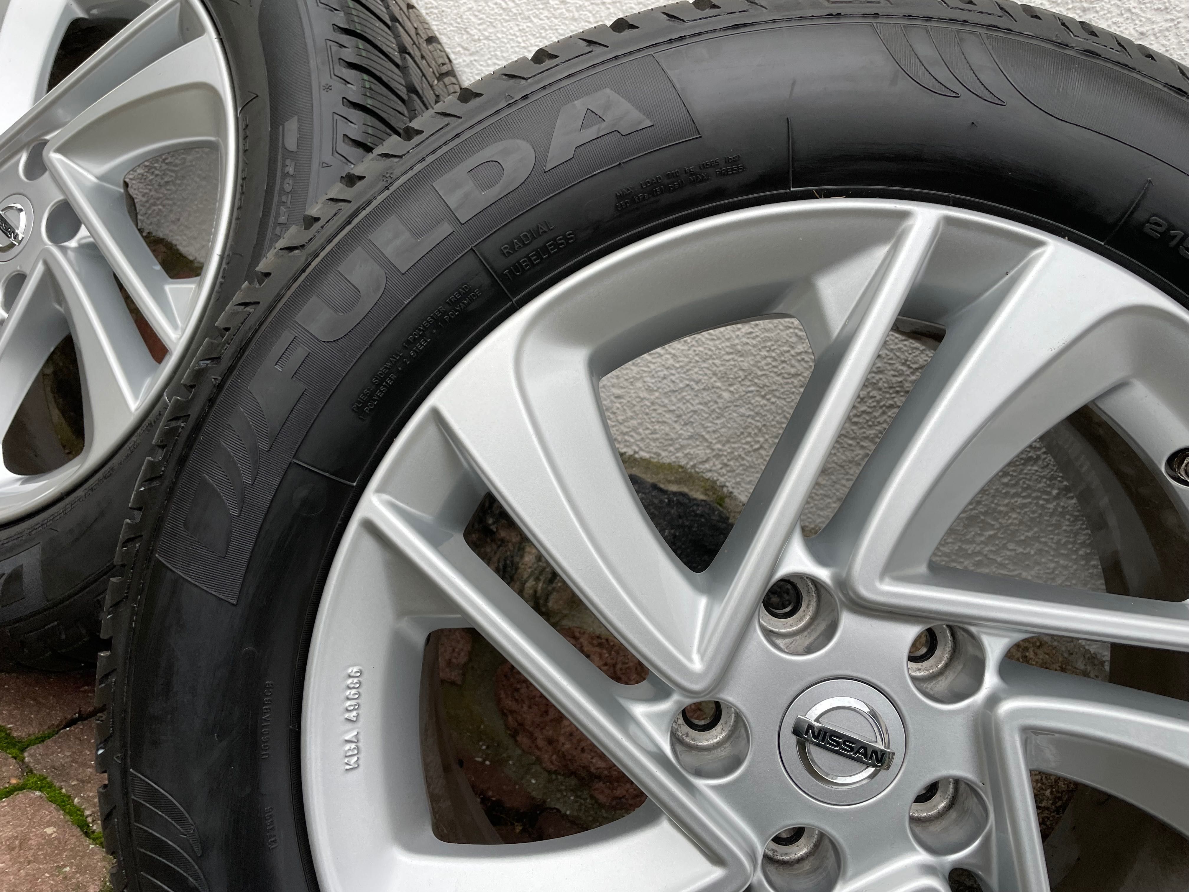 Koła felgi Nissan Qashqai Renault Koleos 5x114,3 zima 215/60/17
