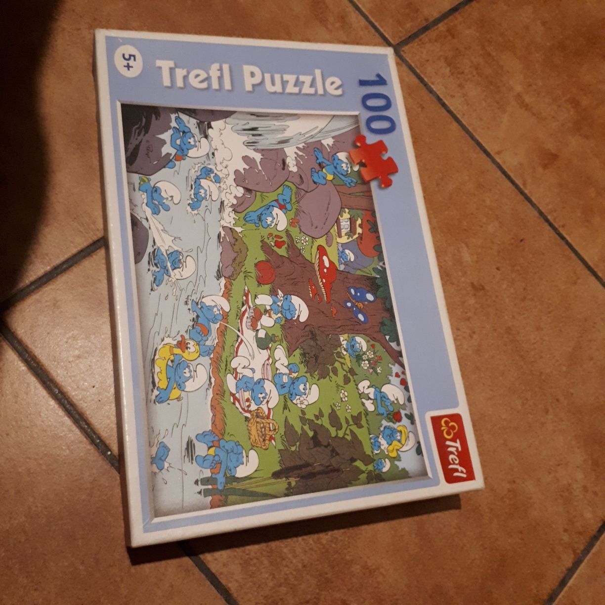 Puzzle 100 elementów od 5 lat - smerfy