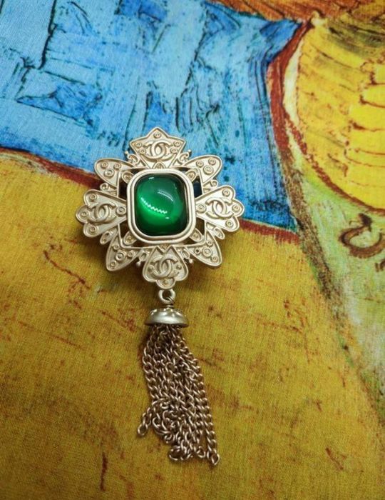 Брошь - Мальтийский крест, многослойная, винтаж