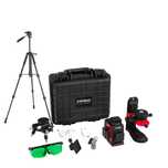 Laser 3D Płaszczyznowy 3x360 Zielony PRO LK-360.3DG Zestaw + Statyw