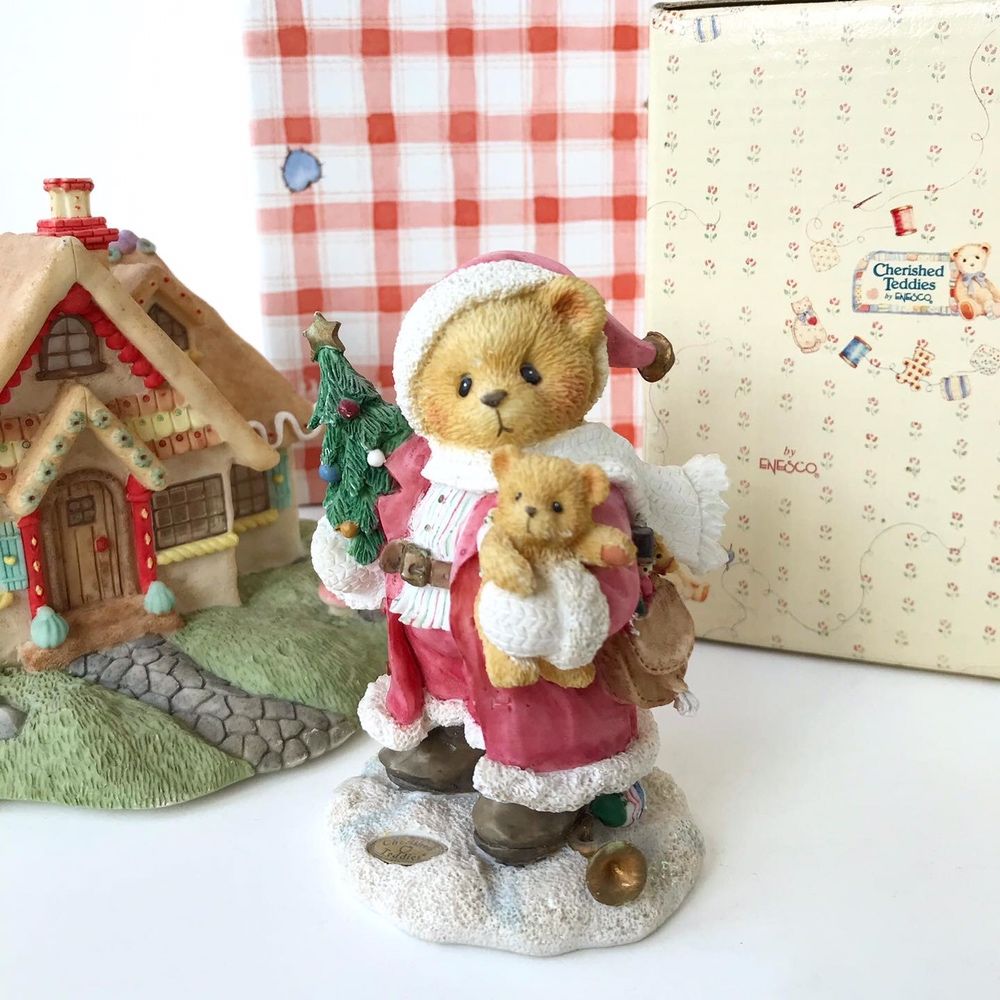 Cherished teddies  колекційні ведмедики новорічна колекція