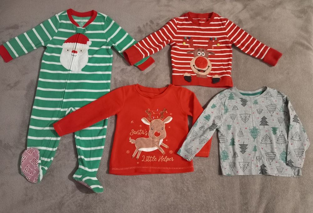 Новорічний светр 80-86 р. 92 р. новорічний одяг 12-18 міс. , 18-24 міс