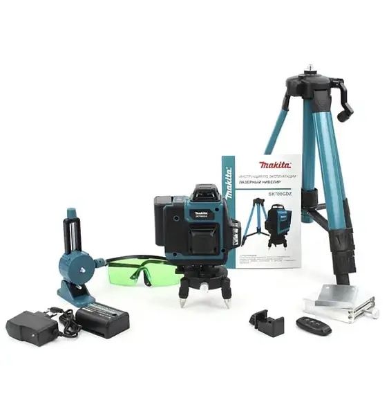 Акумуляторний Makita нівелір SK700GDZ 4D-16 лінійний рівень з штативом
