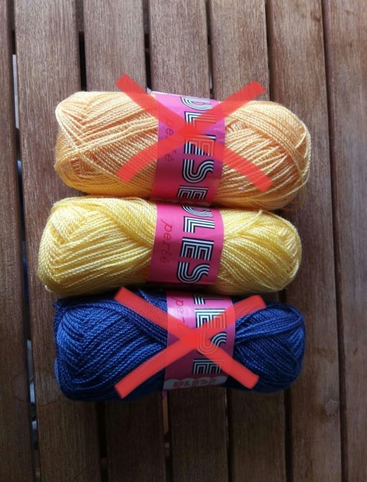 Novelos saldos de lã acrílico, algodão, trama rústica, fab em Portugal