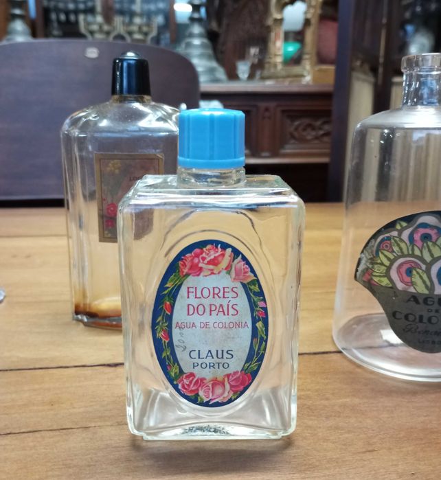 Antigos frascos de cosmética Fabrica Santa Clara Claus L.T. Piver