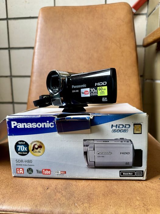 Panasonic SDR-H80 (60GB) — Легендарный 70х Zoom, OIS, С Коробкой