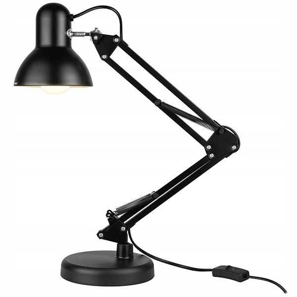 NOWA Lampka biurkowa kreślarska E27 LED + uchwyt klips SuperLED