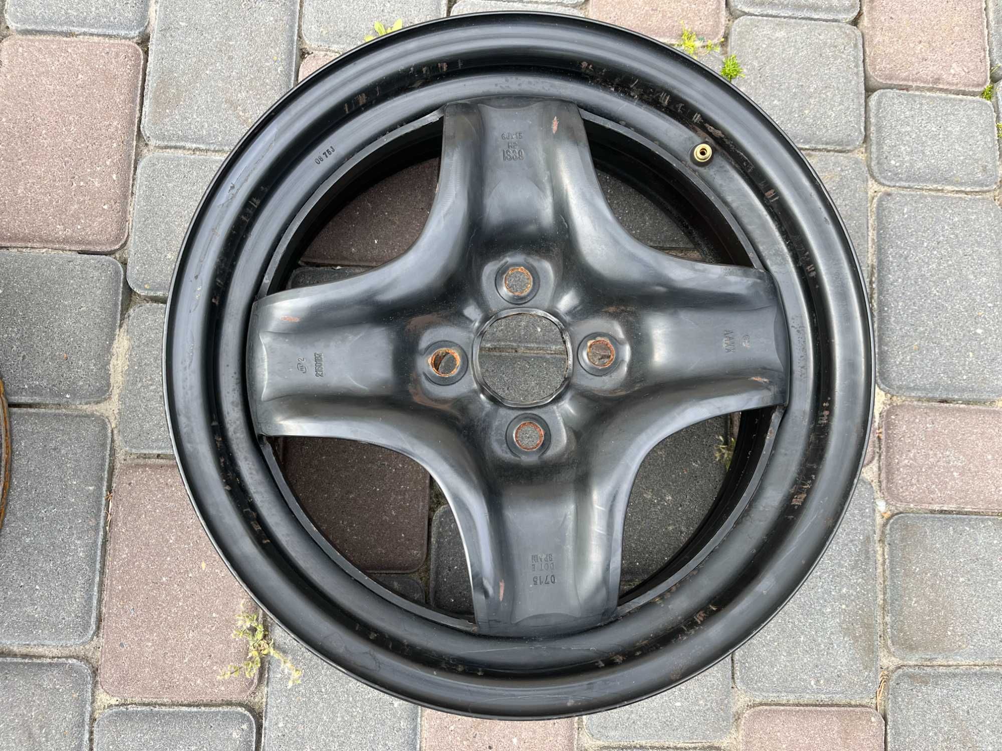 Структурні диски 4/100 R15 6J ET39 Chevrolet Aveo Dewoo Opel Geely