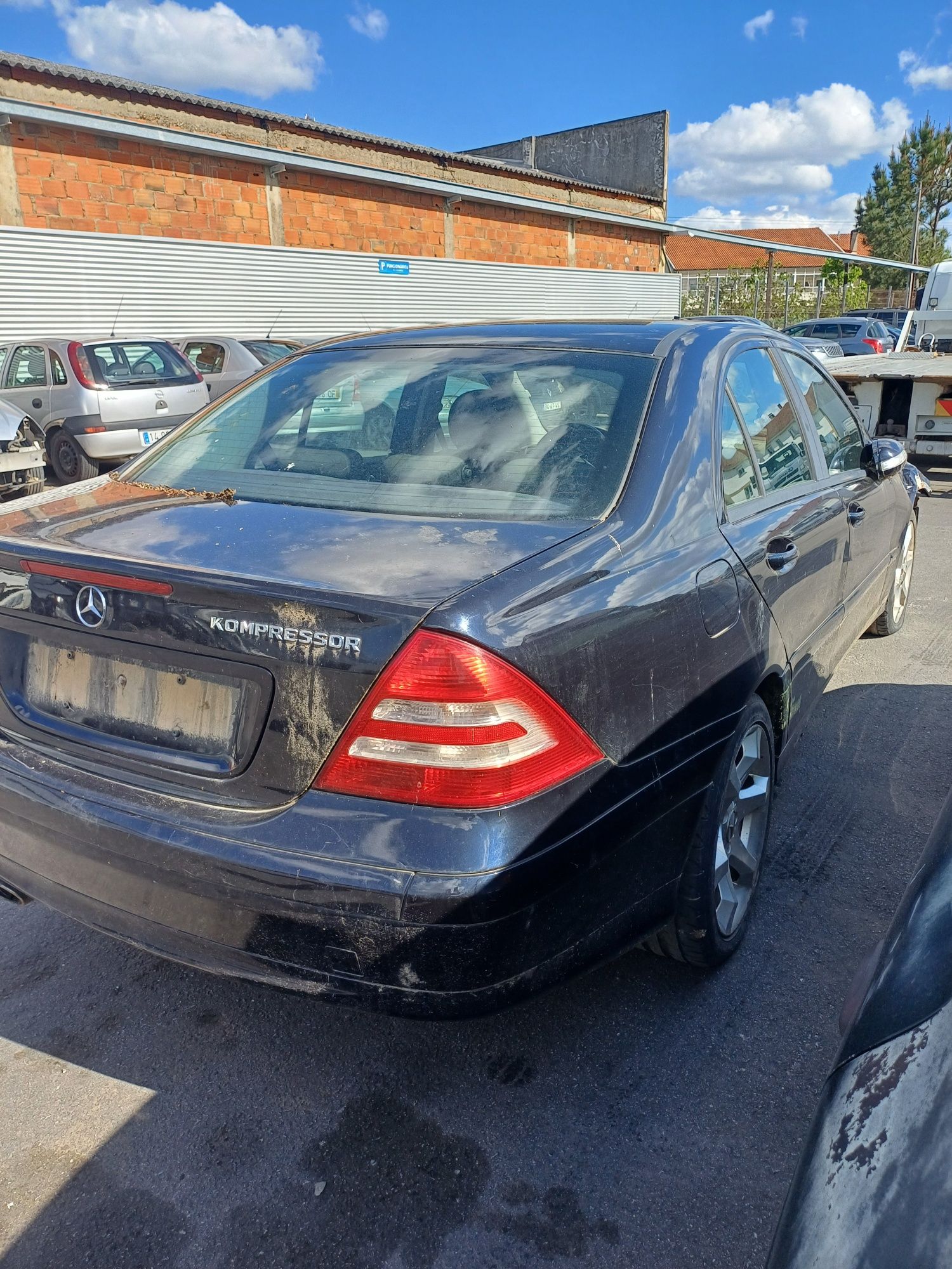 Mercedes c 180 kompressor para peças