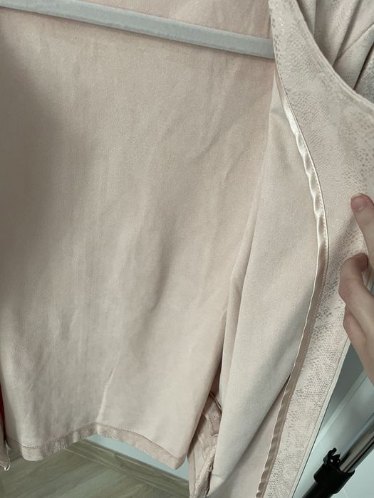 Kurtka narzutka marynarka bluza żakiet 46 Pfeffinger pudrowy róż