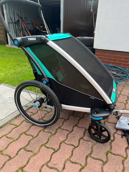 Przyczepka rowerowa dwuosobowa Thule Chariot Lite 2 (możliwa wysyłka)