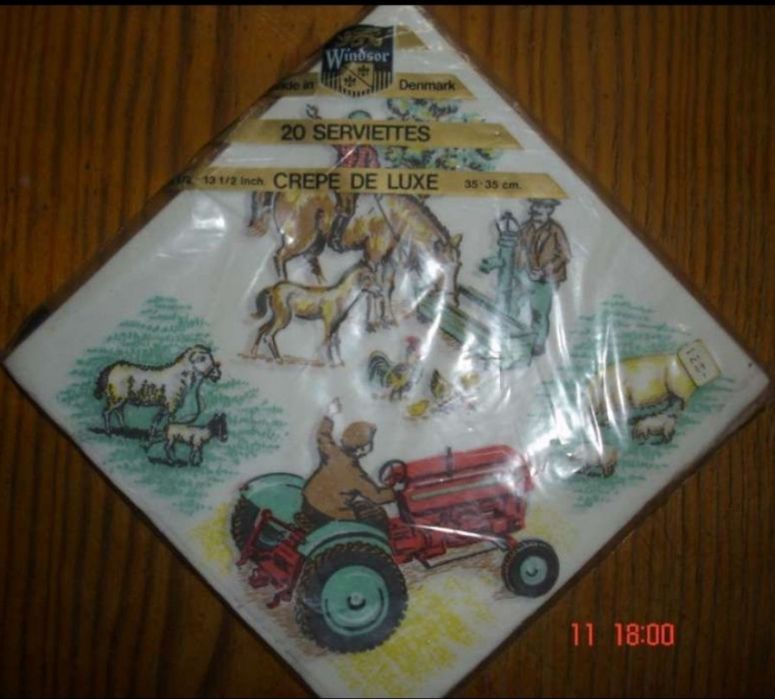 Underlagg Vintage (Guardanapos) para chá Inglês e base de copos