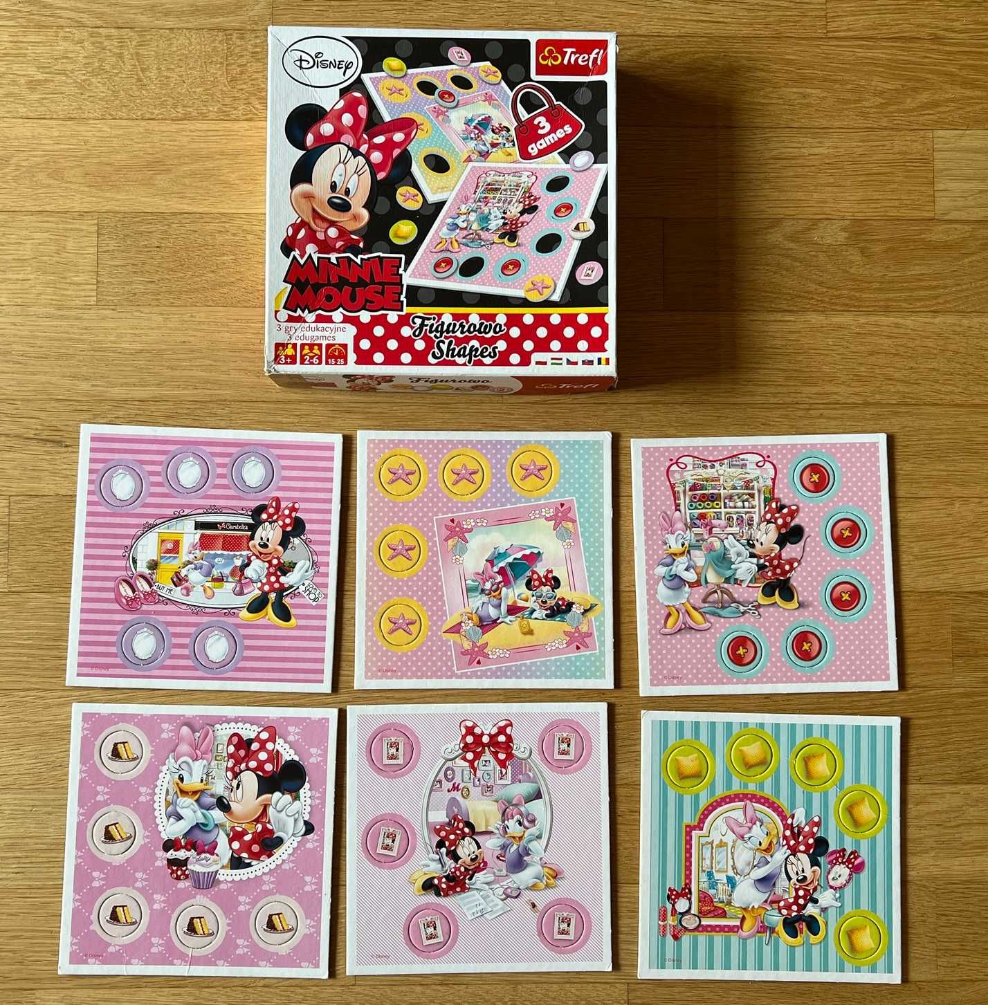 Trfl gra edukacyjna - figurowo Minnie Mouse wiek 3+