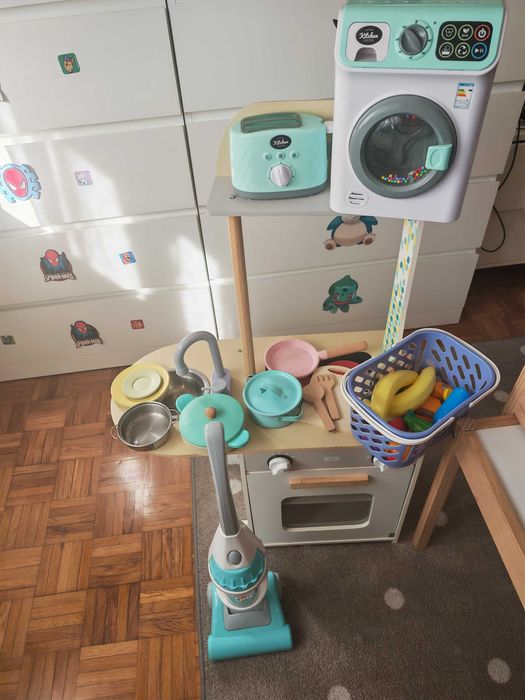 Cozinha de brincar com acessórios