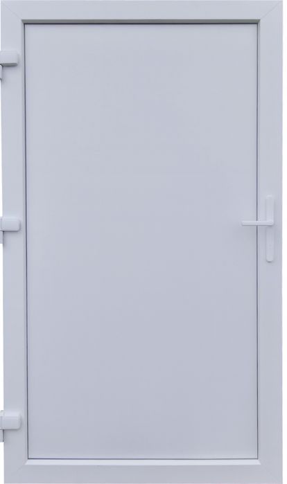 Drzwi Zewnętrzne 105x210 PCV KACPRZAK Białe Lewe