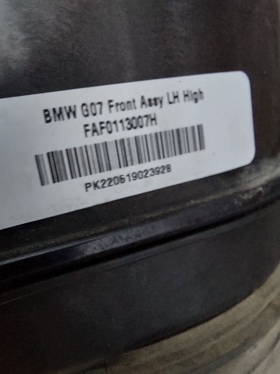 BMW G05 G06 G07 19r Amortyzator Pneumatyczny Lewa Str Przód