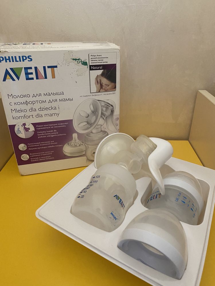 Молоковідсмоктувач avent механічний natural Philips PP, SCF330/20