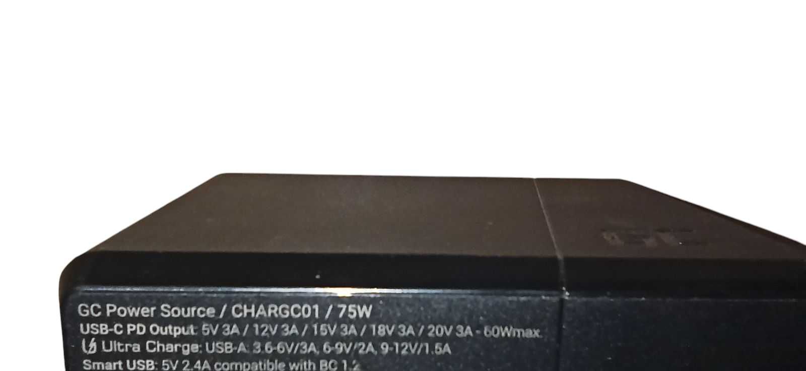 Ładowarka GC POWER SOURCE USB3.1 typ C PD 75W
