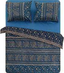 Комплект постельного белья Brenta B1 двоспальний синий Grandfoulard