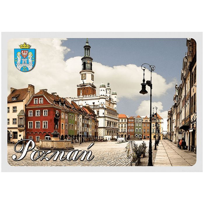 Pocztówka 3D Poznań Rynek