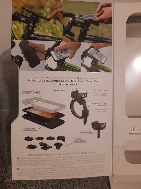 Bike bundle uchwyt rowerowy na telefon iPhone 8+, 7+, 6+, 6s+