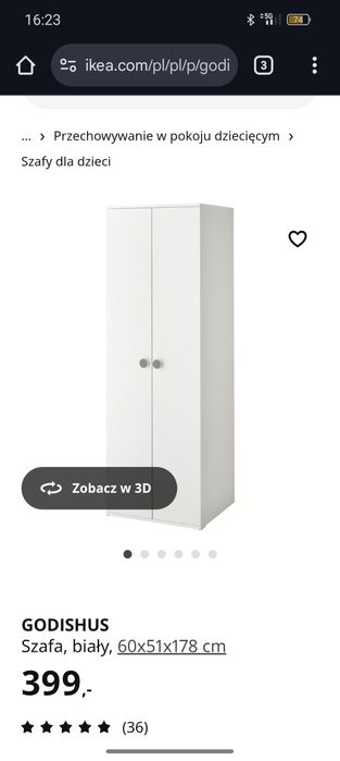 Szafa Ikea godishus