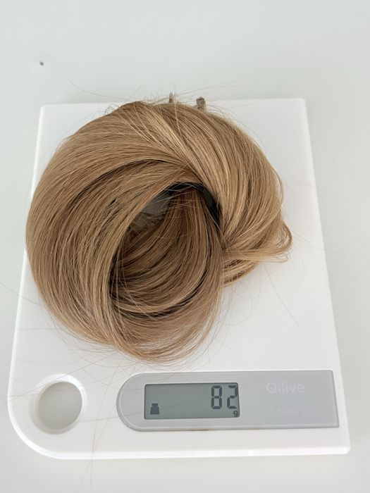 Włosy do przedłużania – naturalne, 82 g, 52 cm – super cena!