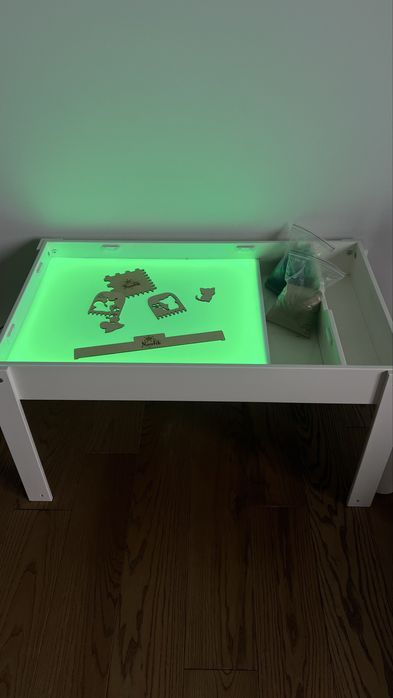 Світловий стіл-пісочниця noofik і стільчик ikea в подарунок