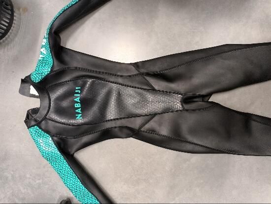 Fato de SURF Homem 100 Neoprene 4/3 mm homem preto